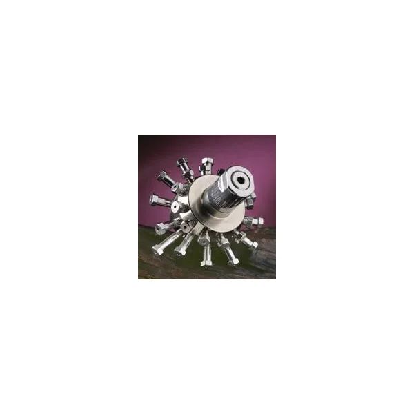 6 mpos Flow-Through Path Selektor HT, MW-Valve, Ersatz, 1/16" Fitting, 1 mm Port, 300°C / 200psi, für Gas, N60/T